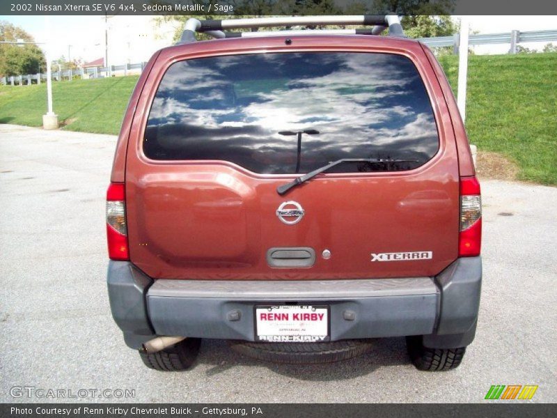 Sedona Metallic / Sage 2002 Nissan Xterra SE V6 4x4
