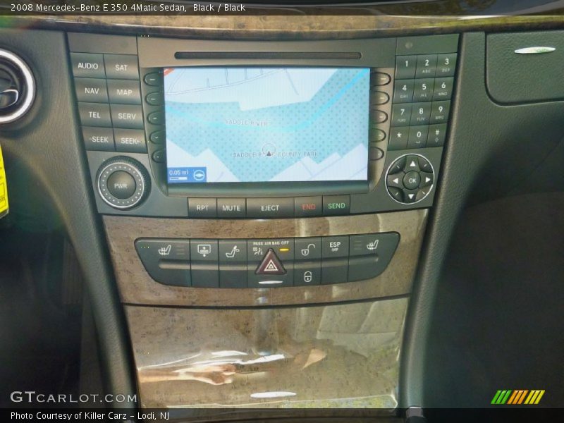 Black / Black 2008 Mercedes-Benz E 350 4Matic Sedan