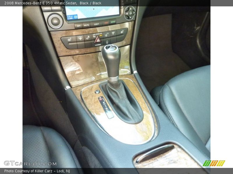 Black / Black 2008 Mercedes-Benz E 350 4Matic Sedan
