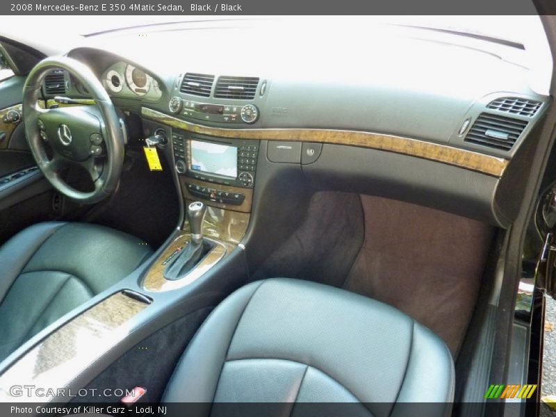 Black / Black 2008 Mercedes-Benz E 350 4Matic Sedan