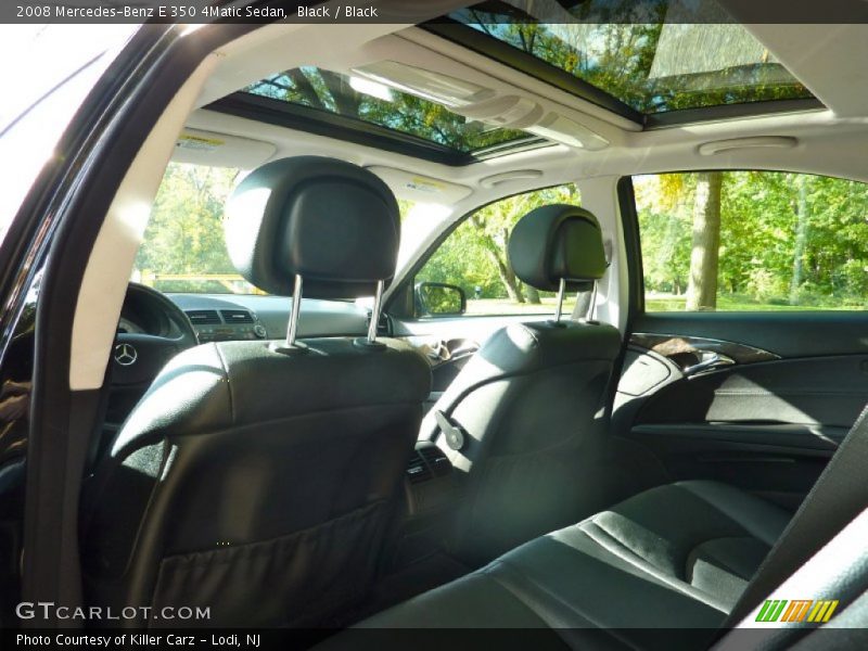 Black / Black 2008 Mercedes-Benz E 350 4Matic Sedan