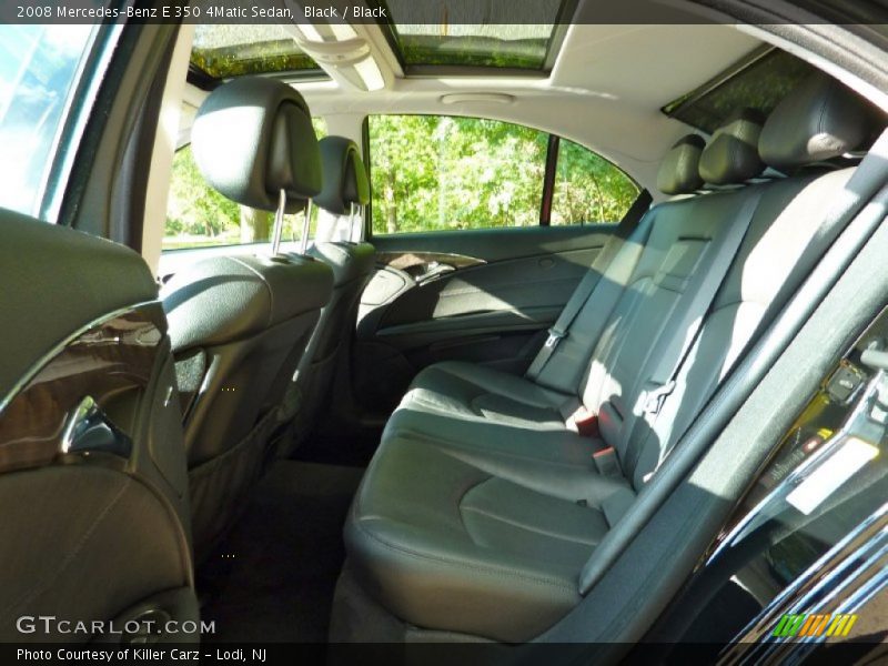 Black / Black 2008 Mercedes-Benz E 350 4Matic Sedan