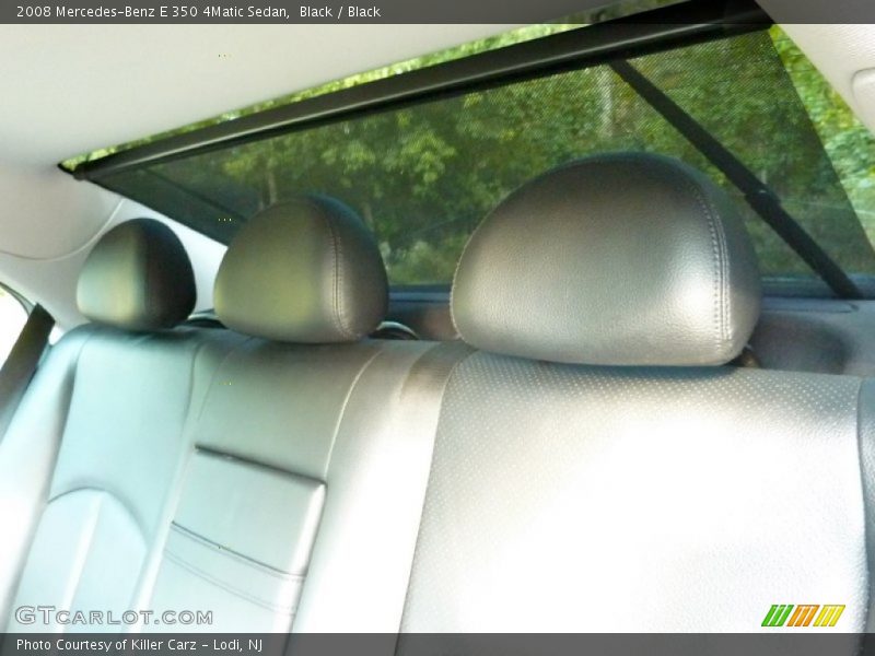Black / Black 2008 Mercedes-Benz E 350 4Matic Sedan