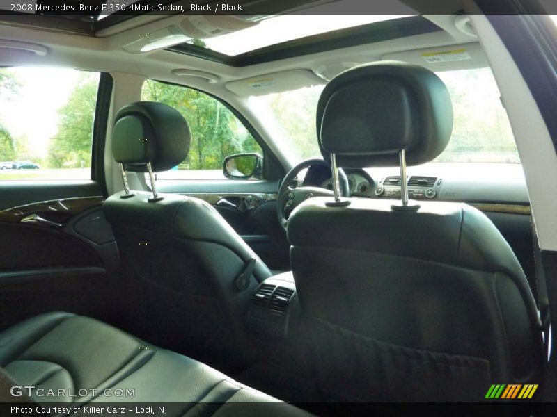 Black / Black 2008 Mercedes-Benz E 350 4Matic Sedan