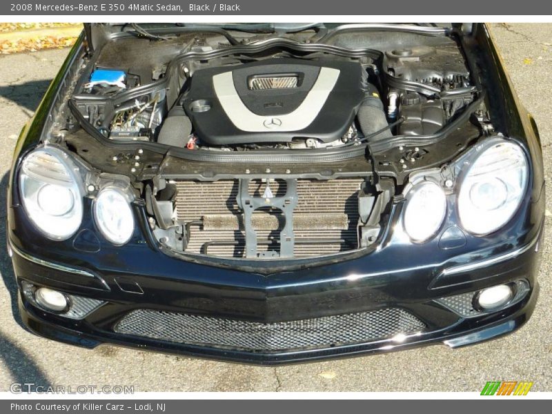 Black / Black 2008 Mercedes-Benz E 350 4Matic Sedan
