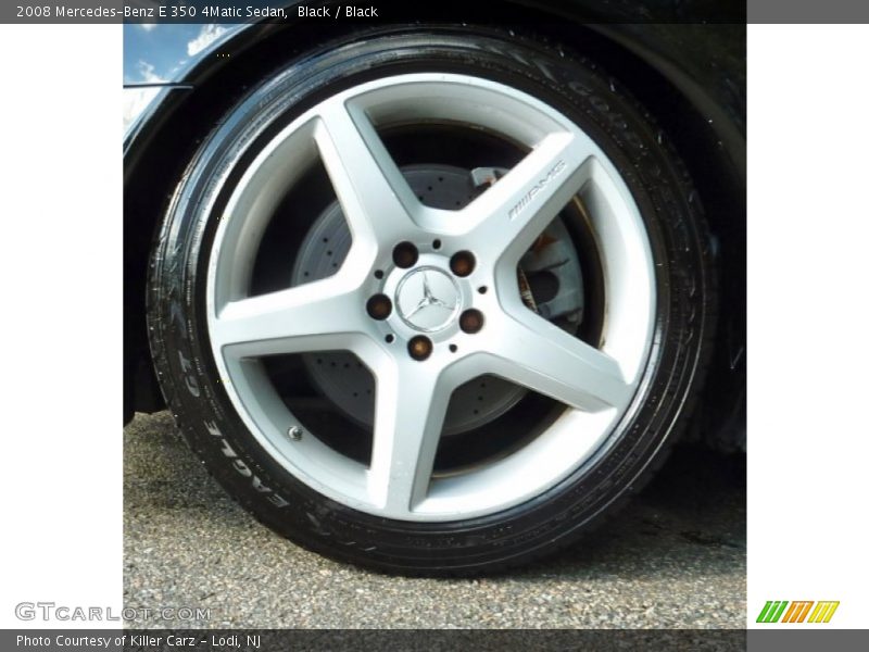 Black / Black 2008 Mercedes-Benz E 350 4Matic Sedan