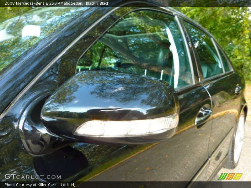 Black / Black 2008 Mercedes-Benz E 350 4Matic Sedan