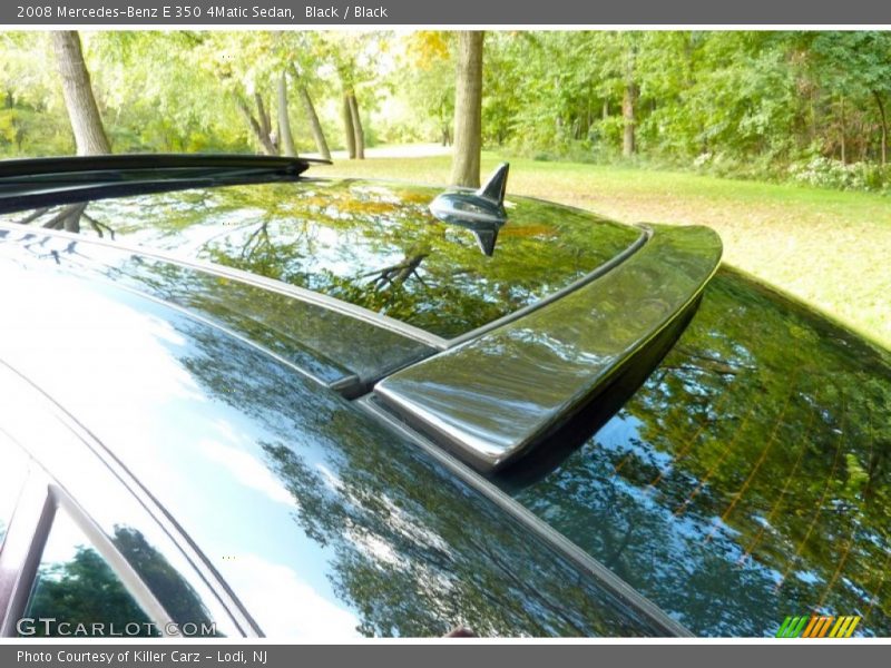 Black / Black 2008 Mercedes-Benz E 350 4Matic Sedan