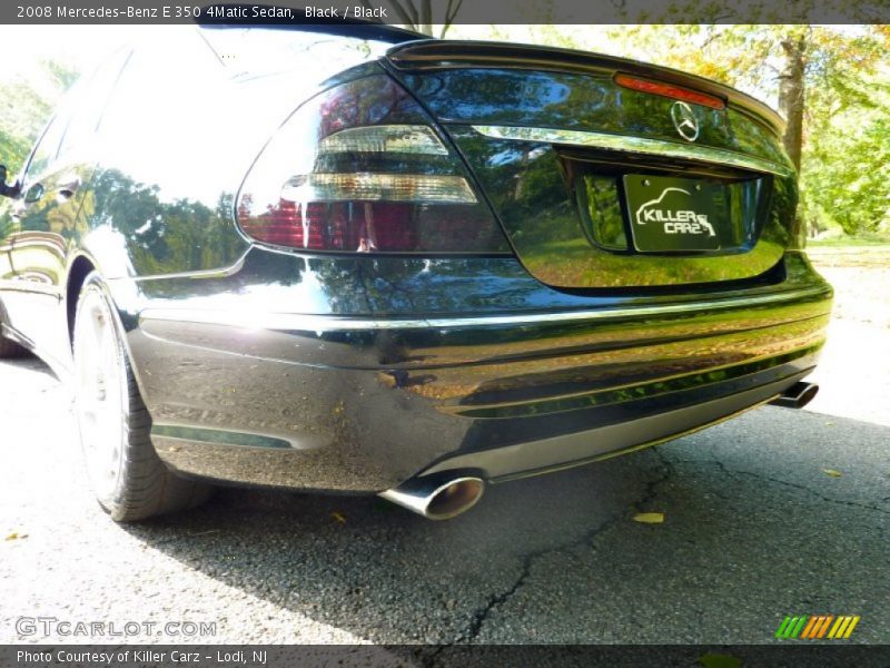 Black / Black 2008 Mercedes-Benz E 350 4Matic Sedan
