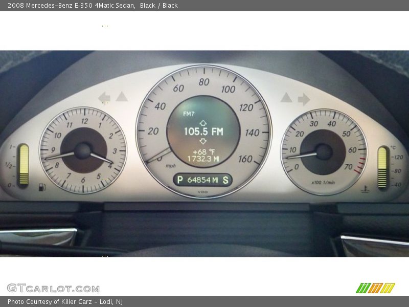 Black / Black 2008 Mercedes-Benz E 350 4Matic Sedan