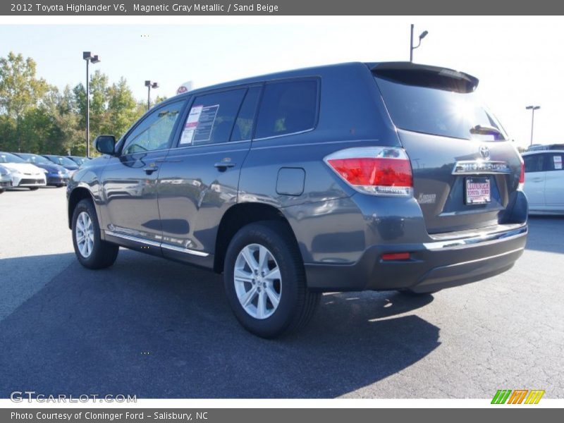 Magnetic Gray Metallic / Sand Beige 2012 Toyota Highlander V6