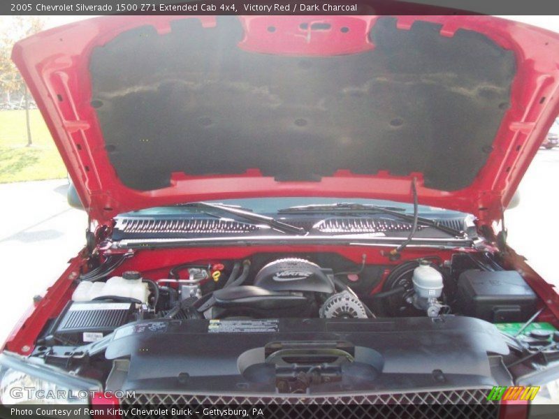 Victory Red / Dark Charcoal 2005 Chevrolet Silverado 1500 Z71 Extended Cab 4x4