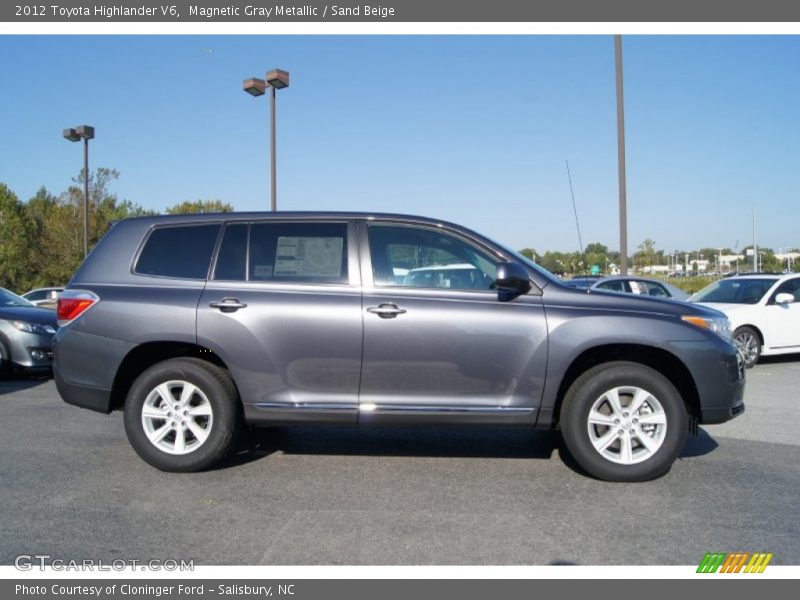 Magnetic Gray Metallic / Sand Beige 2012 Toyota Highlander V6