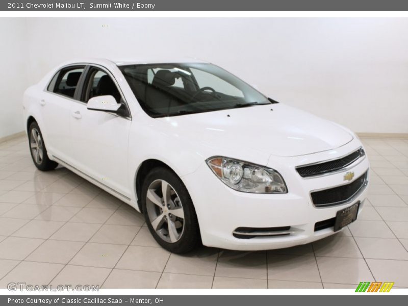 Summit White / Ebony 2011 Chevrolet Malibu LT