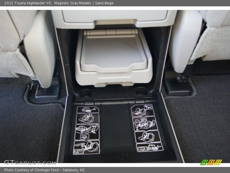 Magnetic Gray Metallic / Sand Beige 2012 Toyota Highlander V6
