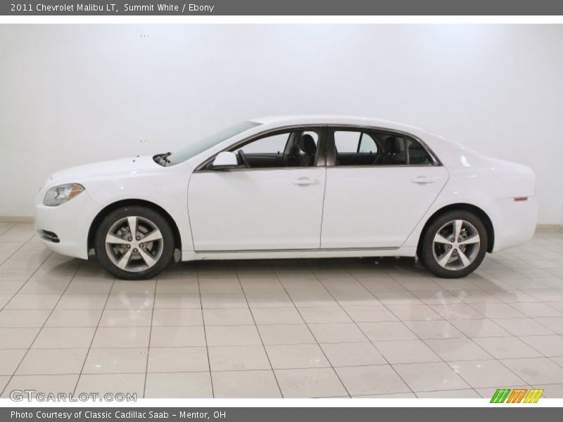 Summit White / Ebony 2011 Chevrolet Malibu LT