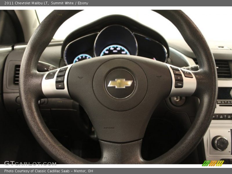 Summit White / Ebony 2011 Chevrolet Malibu LT