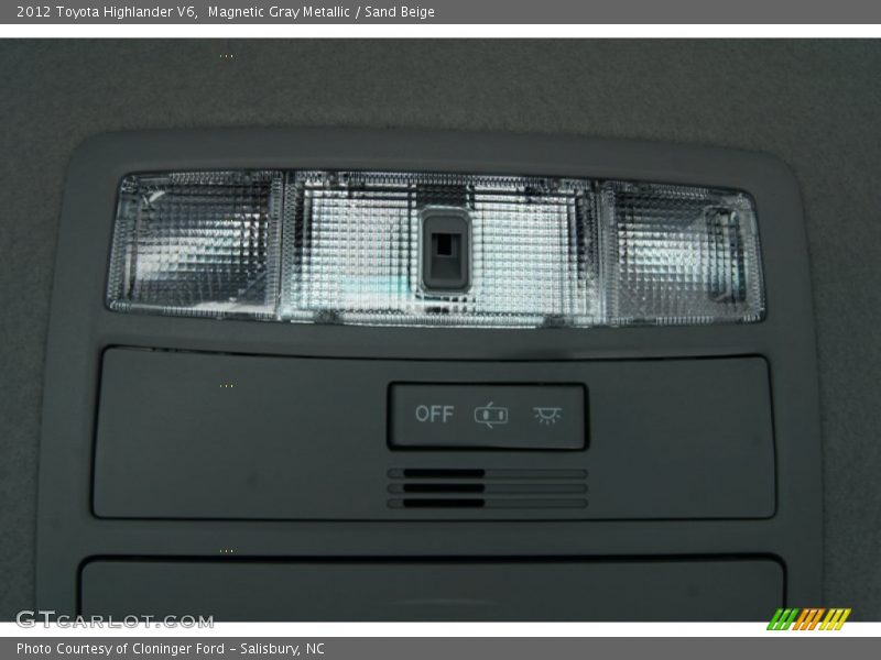 Magnetic Gray Metallic / Sand Beige 2012 Toyota Highlander V6