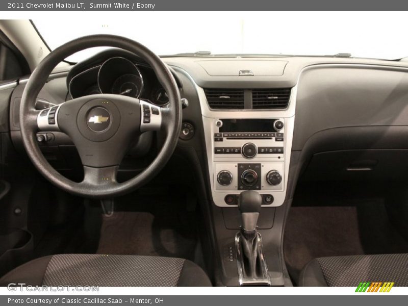 Summit White / Ebony 2011 Chevrolet Malibu LT