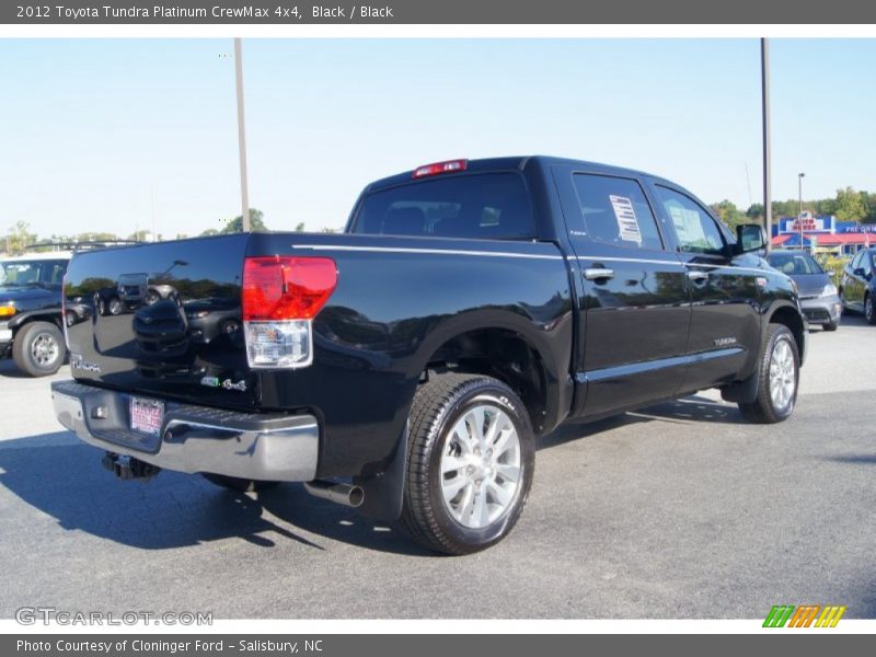 Black / Black 2012 Toyota Tundra Platinum CrewMax 4x4