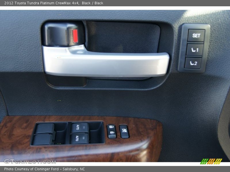 Black / Black 2012 Toyota Tundra Platinum CrewMax 4x4
