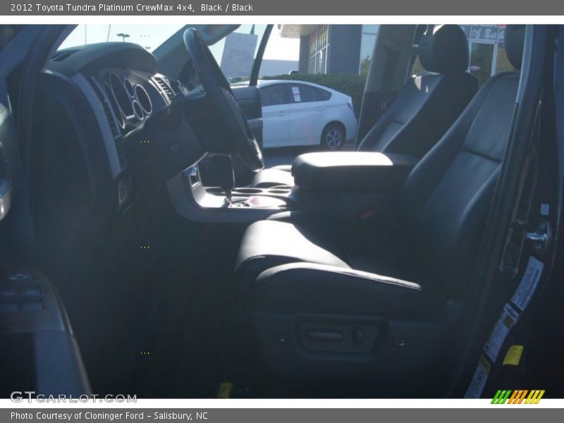 Black / Black 2012 Toyota Tundra Platinum CrewMax 4x4