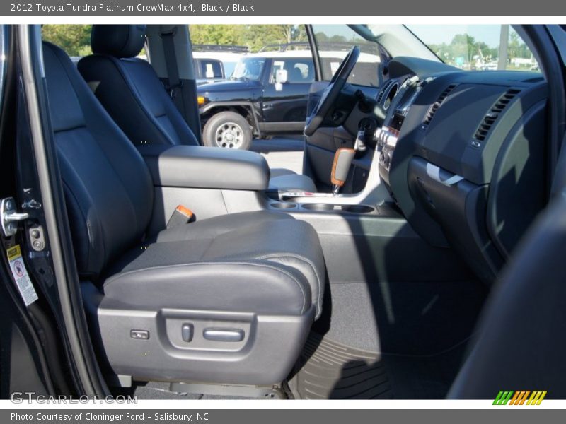 Black / Black 2012 Toyota Tundra Platinum CrewMax 4x4