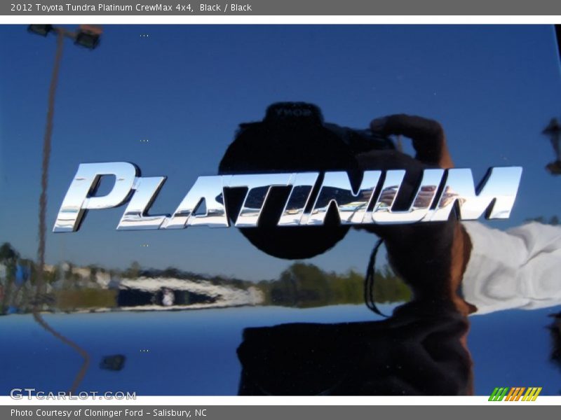 Black / Black 2012 Toyota Tundra Platinum CrewMax 4x4