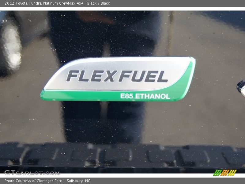 Black / Black 2012 Toyota Tundra Platinum CrewMax 4x4