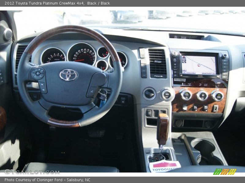 Black / Black 2012 Toyota Tundra Platinum CrewMax 4x4