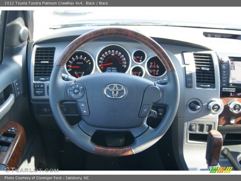 Black / Black 2012 Toyota Tundra Platinum CrewMax 4x4