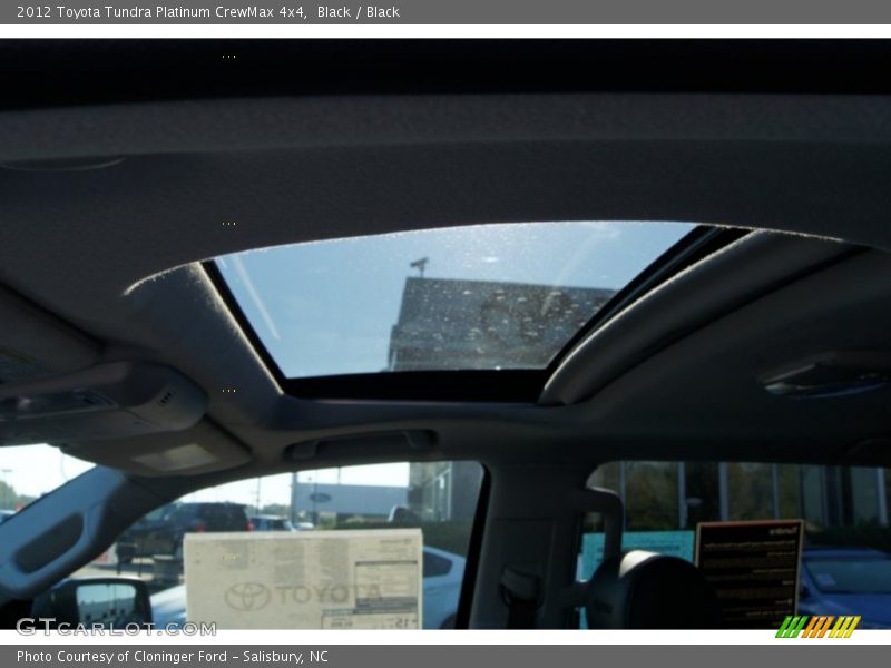 Black / Black 2012 Toyota Tundra Platinum CrewMax 4x4