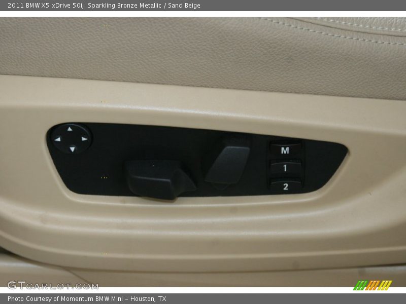 Sparkling Bronze Metallic / Sand Beige 2011 BMW X5 xDrive 50i