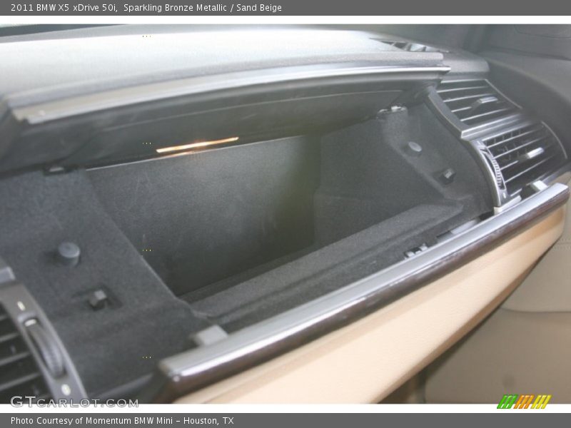 Sparkling Bronze Metallic / Sand Beige 2011 BMW X5 xDrive 50i