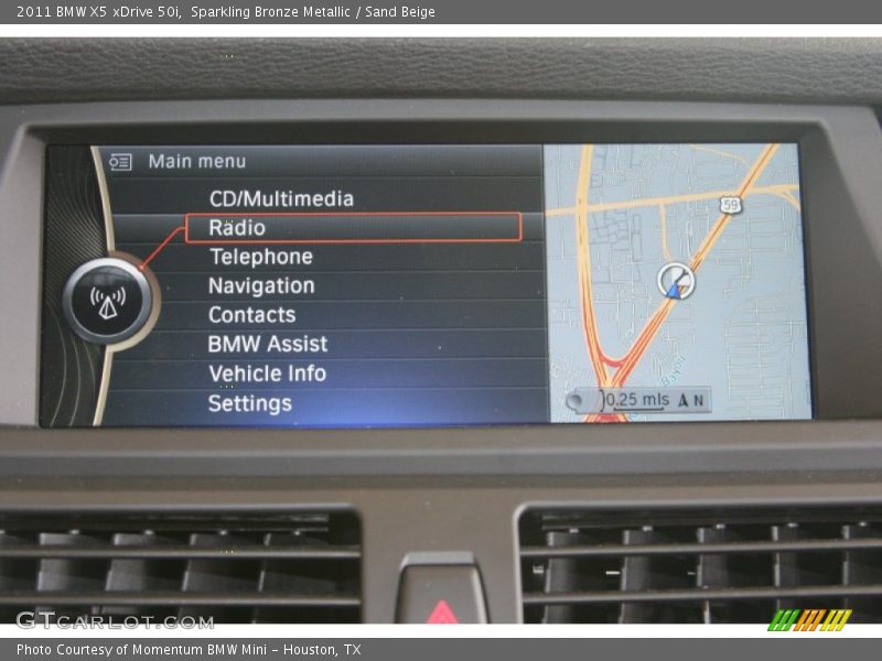 Sparkling Bronze Metallic / Sand Beige 2011 BMW X5 xDrive 50i