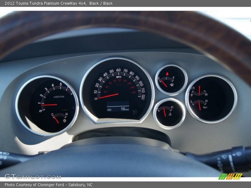 Black / Black 2012 Toyota Tundra Platinum CrewMax 4x4