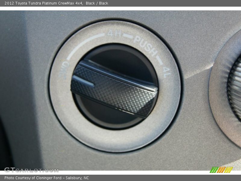 Black / Black 2012 Toyota Tundra Platinum CrewMax 4x4