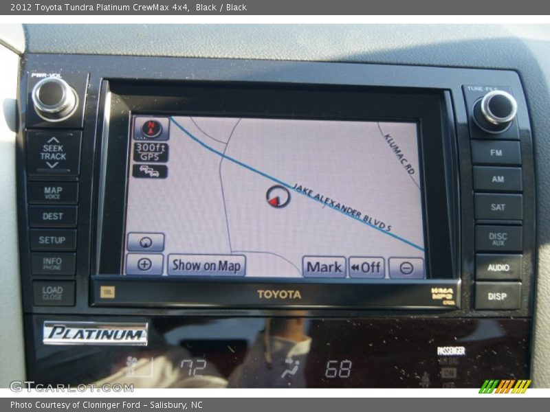Black / Black 2012 Toyota Tundra Platinum CrewMax 4x4
