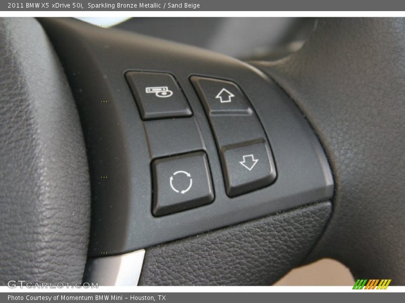 Sparkling Bronze Metallic / Sand Beige 2011 BMW X5 xDrive 50i