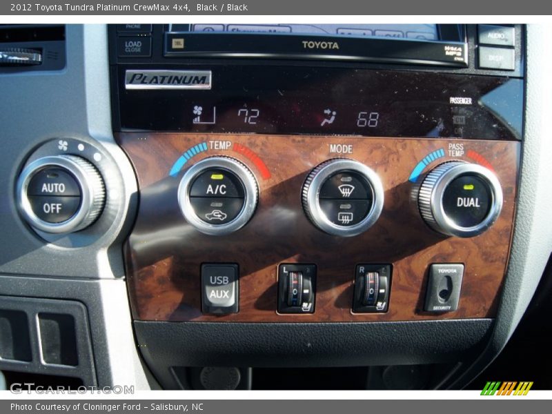 Black / Black 2012 Toyota Tundra Platinum CrewMax 4x4