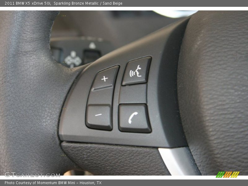 Sparkling Bronze Metallic / Sand Beige 2011 BMW X5 xDrive 50i