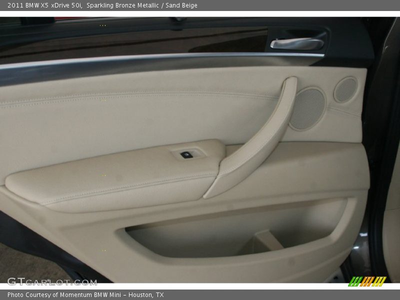 Sparkling Bronze Metallic / Sand Beige 2011 BMW X5 xDrive 50i