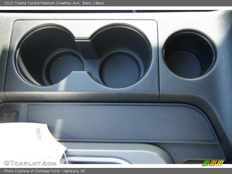 Black / Black 2012 Toyota Tundra Platinum CrewMax 4x4