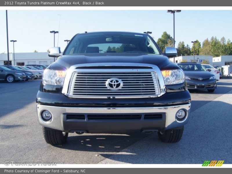 Black / Black 2012 Toyota Tundra Platinum CrewMax 4x4