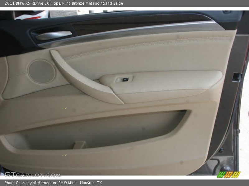 Sparkling Bronze Metallic / Sand Beige 2011 BMW X5 xDrive 50i