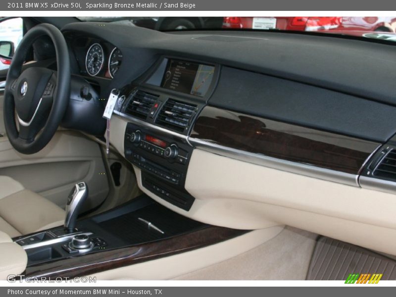 Sparkling Bronze Metallic / Sand Beige 2011 BMW X5 xDrive 50i