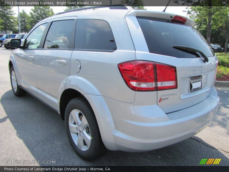 Bright Silver Metallic / Black 2011 Dodge Journey Express