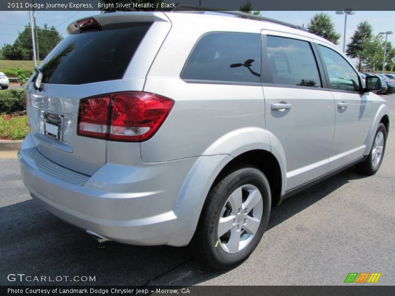 Bright Silver Metallic / Black 2011 Dodge Journey Express