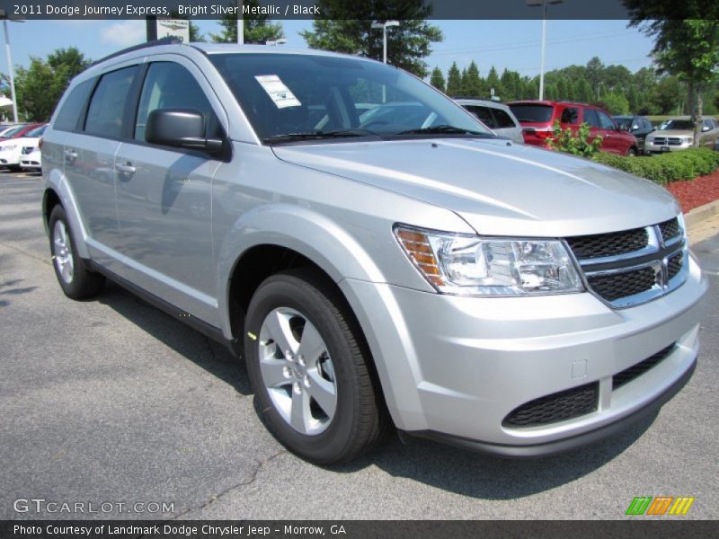 Bright Silver Metallic / Black 2011 Dodge Journey Express