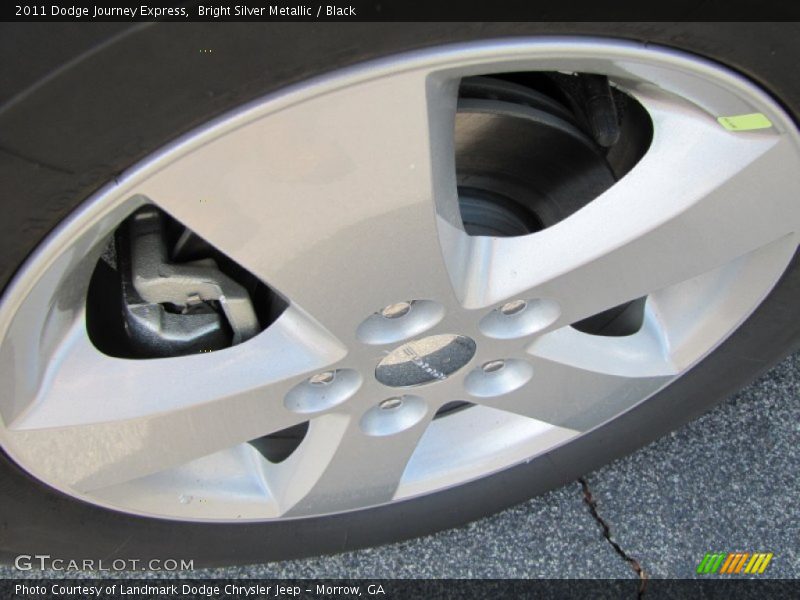 Bright Silver Metallic / Black 2011 Dodge Journey Express